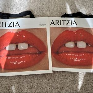 2× Aritzia Shopping Bags